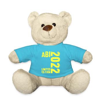 Abitur Gymnasium Damen und Herren Abi 2022 - Teddy - Atollblau - Vorne