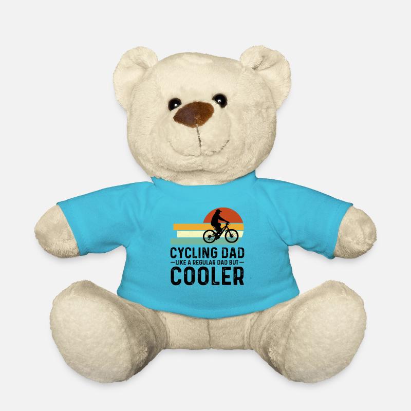 Je suis un papa cycliste... - Nounours - bleu outremer