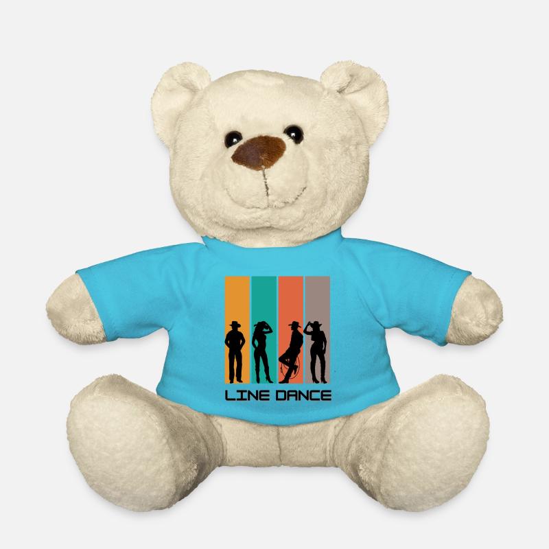 Figures Line Dance 2 - Nounours - bleu outremer