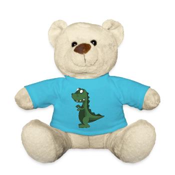 Dino 11 - Teddy Bear - atoll blue - Front