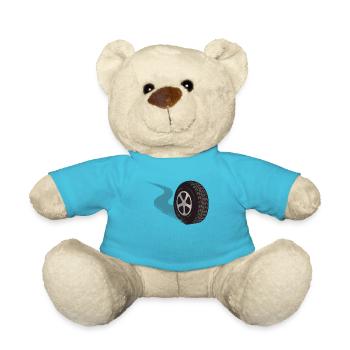 Fahrschule Fahrlehrer Humor Auto Führerschein - Teddy - Atollblau - Vorne