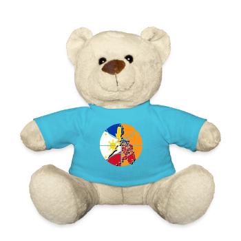 Philippines Filipino Flag Basketball I Cadeau - Nounours - bleu outremer - Devant