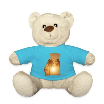 Sommerstrand - Englische Bulldogge - Teddy - Atollblau - Vorne