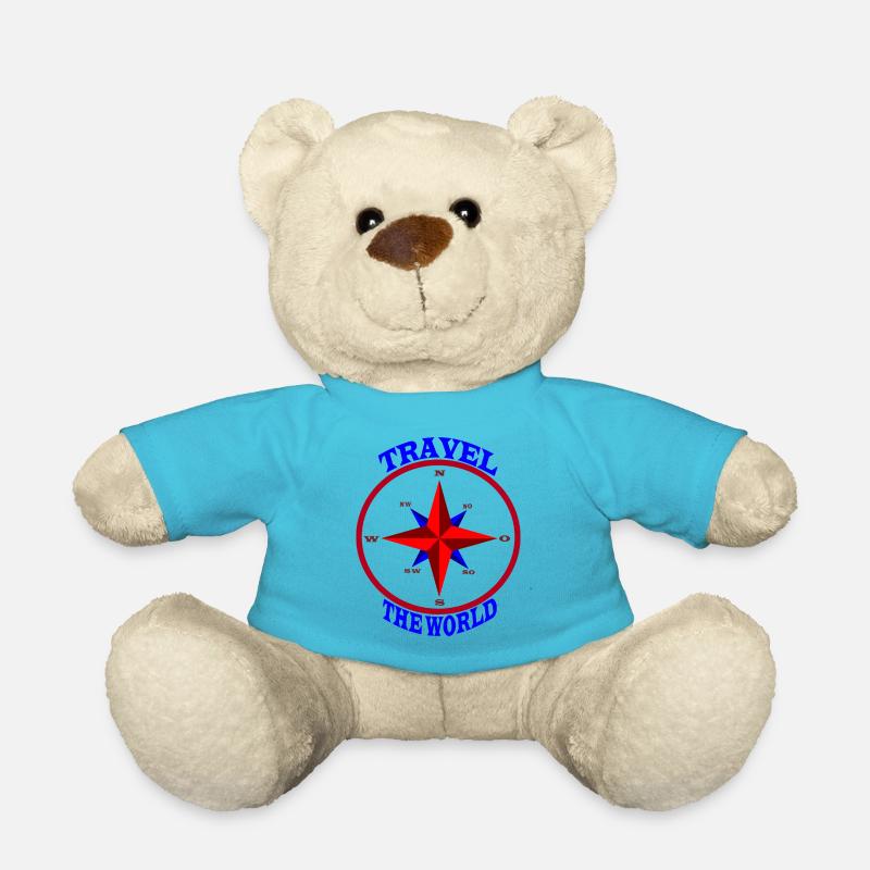 Travel - Teddy Bear - atoll blue