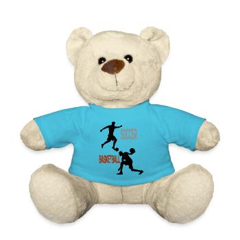 Soccer, Basketball, - Teddy - Atollblau - Vorne