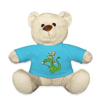 Eternal friendship - Teddy Bear - atoll blue - Front