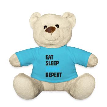 Eat Sleep Anime Repeat - Teddy - Atollblau - Vorne