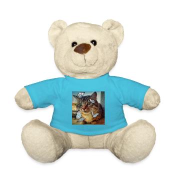 Most beautiful cat in the world n°2 - Teddy Bear - atoll blue - Front