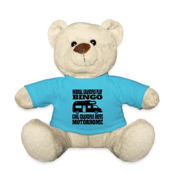 Camping-car Grand-père Camp Camping Grand-père Caravane - Nounours - bleu outremer - Devant