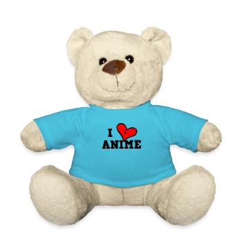 I love anime - Teddy Bear - atoll blue - Front