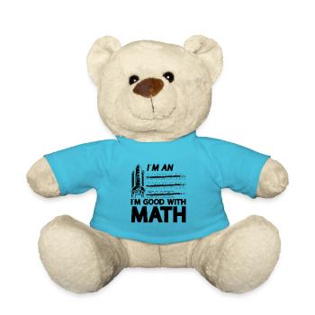 I'm An I'm Good With Math Aerospace Engineer Space - Teddy - Atollblau - Vorne