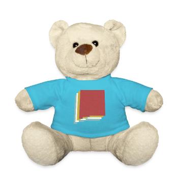 État des États-Unis - Carte vintage Nouveau-Mexique - Nounours - bleu outremer - Devant