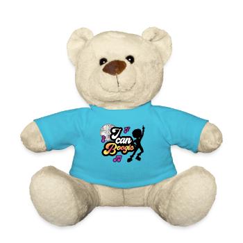 Funk Clothing | Vintage 70er Jahre Kostüm für Soul Musik - Teddy - Atollblau - Vorne