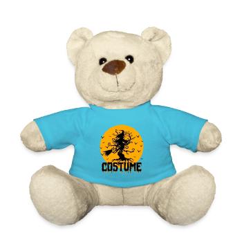 cadeau Halloween humour | error 404 Halloween - Nounours - bleu outremer - Devant