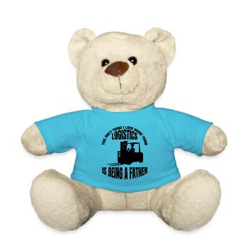 Warehouse Worker Gift Logistics Warehouse Logistics - Teddy Bear - atoll blue - Front