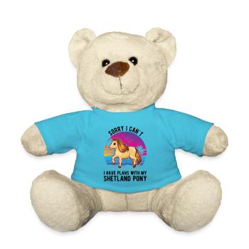 Poney Shetland Poney Shetland Shetty - Nounours - bleu outremer - Devant