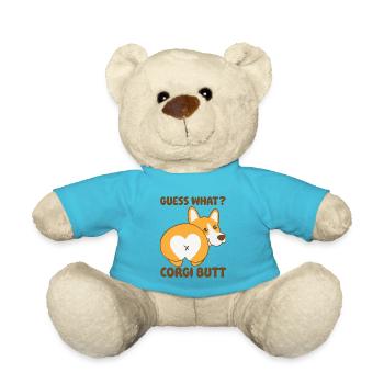 Amoureux des chiens Drôle de chien Popo Welsh Corgi - Nounours - bleu outremer - Devant