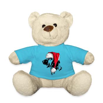 Santa BAVARIAN MOUNTAIN SWEAT DOG Noël - Nounours - bleu outremer - Devant