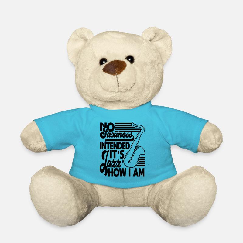 Saxophone Lecteur de saxophone - Nounours - bleu outremer