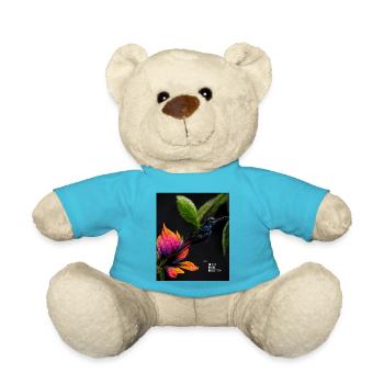 Ein motivierendes und inspirierendes Thema für starke Frauen - Teddy - Atollblau - Vorne
