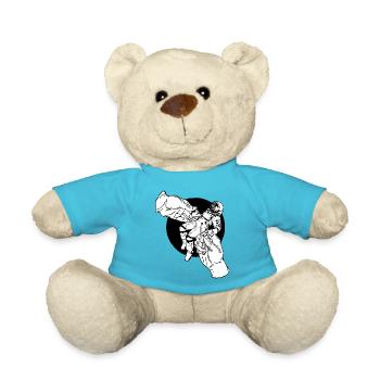 DAS Astronaut Nr 1 White - Teddy - Atollblau - Vorne