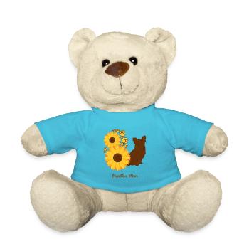 Sonnenblumenmutter - Papillon - Teddy - Atollblau - Vorne