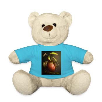 Fleischfressende Pflanze Kanne fressende Pflanze Grafik - Teddy - Atollblau - Vorne