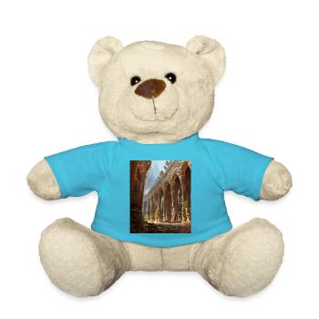 Griechische Mythology Tempel Ruinen Griechenland - Teddy - Atollblau - Vorne