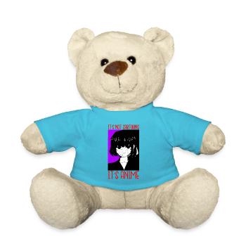 Its Not Cartoons Its Anime - Teddy - Atollblau - Vorne