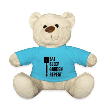 Gardener Gift Hobby Gardener Garden Orchard - Teddy Bear - atoll blue - Front