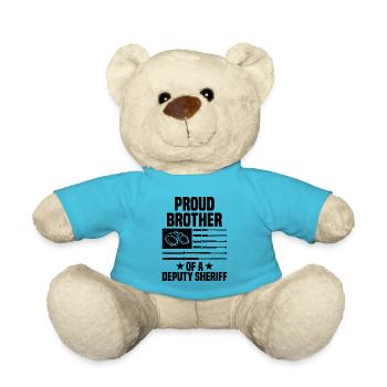 Sheriff Police Law Officer Guard - Teddy - Atollblau - Vorne