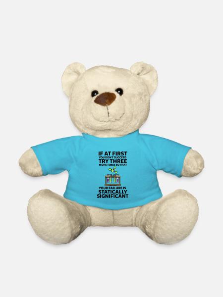 Chemie Chemielehrer Spruch - Teddy - Atollblau