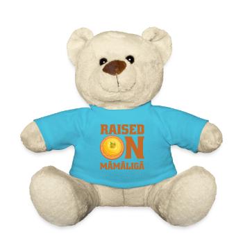 Élevé sur la nourriture roumaine Mamaliga - Nounours - bleu outremer - Devant