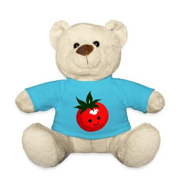 Tomato Comic Tomato Sweet Cartoon 17 - Teddy Bear - atoll blue - Front