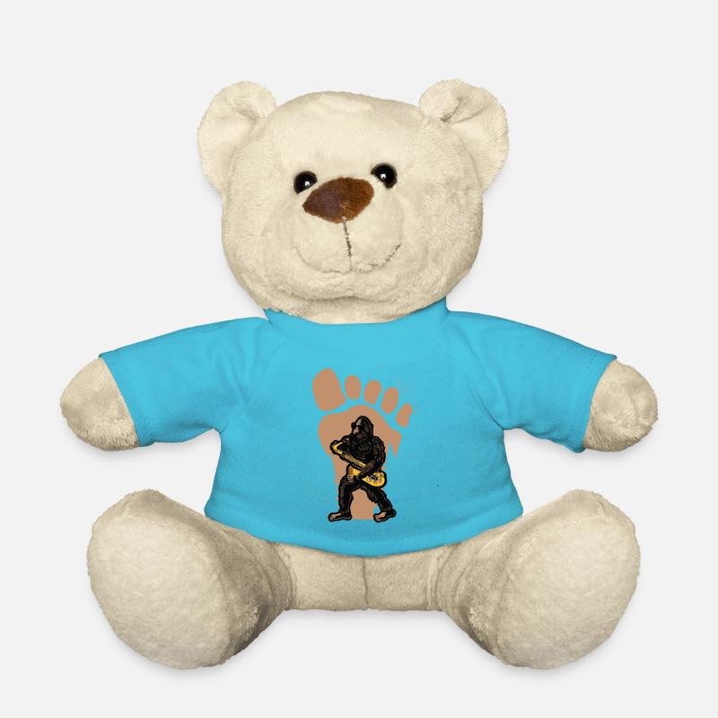 Kryptide Kryptozoologie Strangeology Saxophon Gesc - Teddy - Atollblau