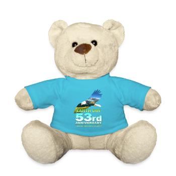 Nature Retro Green Design for Earth Day 2023 - Teddy Bear - atoll blue - Front
