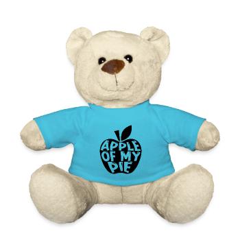 Apple Of My Pie Cooking Pastries Apple Pie Lover - Teddy Bear - atoll blue - Front