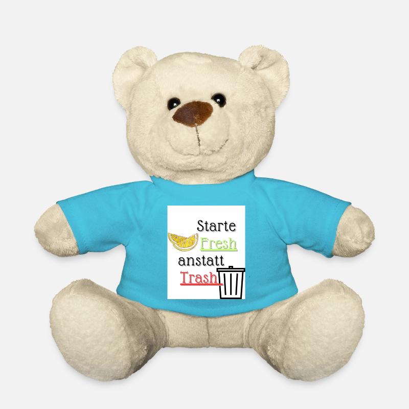 Starte Fresh anstatt Trash - Teddy - Atollblau