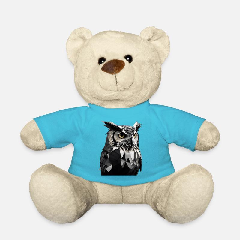OWL - Teddy Bear - atoll blue