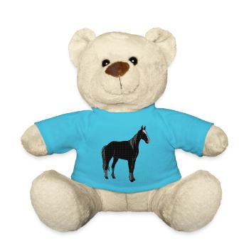 Pferd - Teddy - Atollblau - Vorne