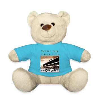 We're the Shelf Side - Teddy Bear - atoll blue - Front