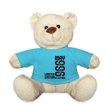 Cadeau may 1966. anniversary may 1966. Mai 1966. - Nounours - bleu outremer - Devant