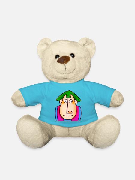 Le prêtre singe - Nounours - bleu outremer