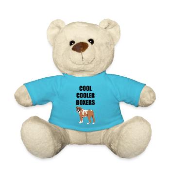 German Boxer Dog Dog Lover Saying Gift - Teddy Bear - atoll blue - Front