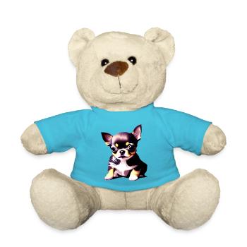 Chihuahua Chippy Dog Propriétaire Chiens Chihuahua Dog - Nounours - bleu outremer - Devant