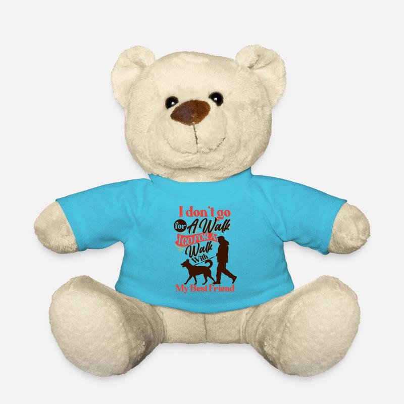 Ich gehe mit meinem besten Freund spazieren, Gassi - Teddy - Atollblau