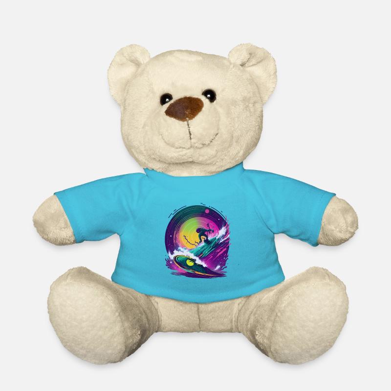 Galactic Vinyl Record Surfer - Nounours - bleu outremer