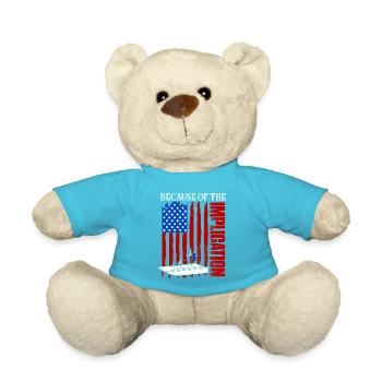Because Of The Implication Airboat Air Boat Propel - Teddy Bear - atoll blue - Front