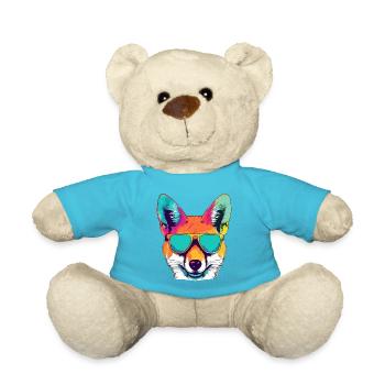 Hektor der Kojote - Teddy - Atollblau - Vorne