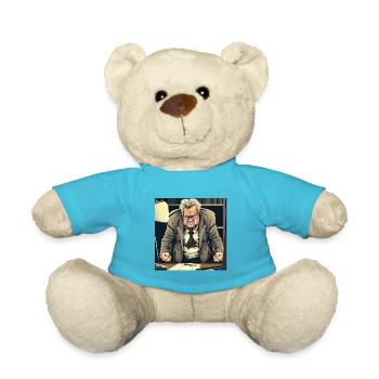 GRUMPY OLD MAN - Teddy Bear - atoll blue - Front